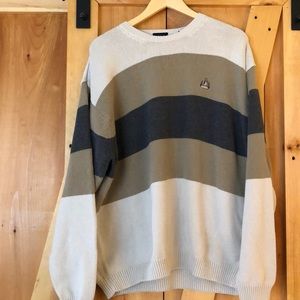 IZOD Striped Sweater Size XL